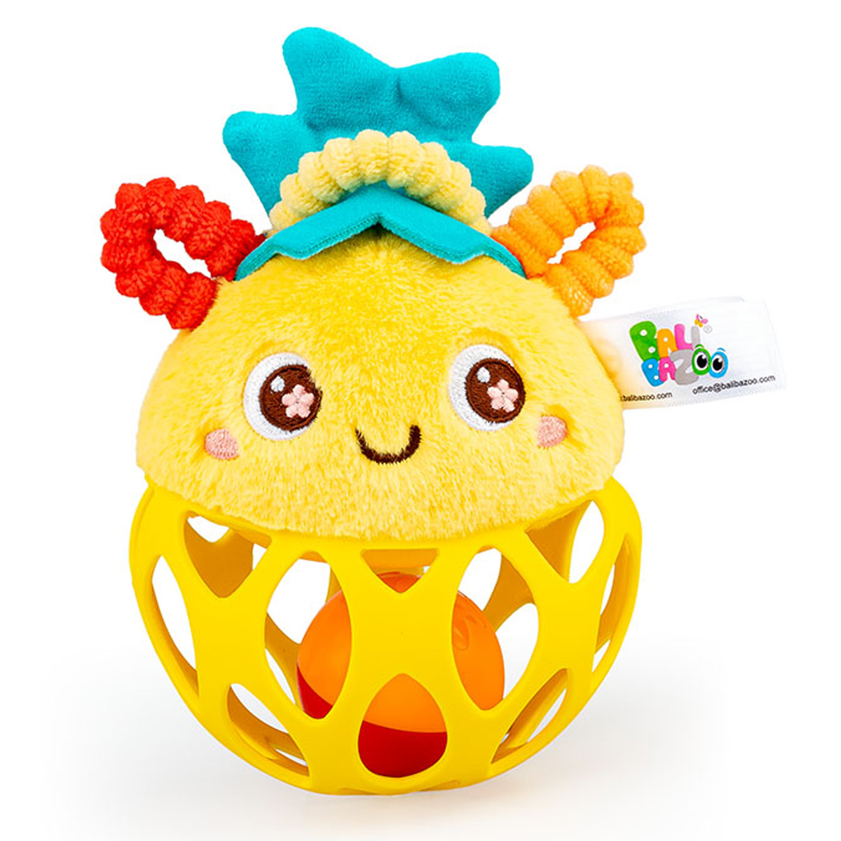 Balibazoo Ananas piłka grzechotka 30214