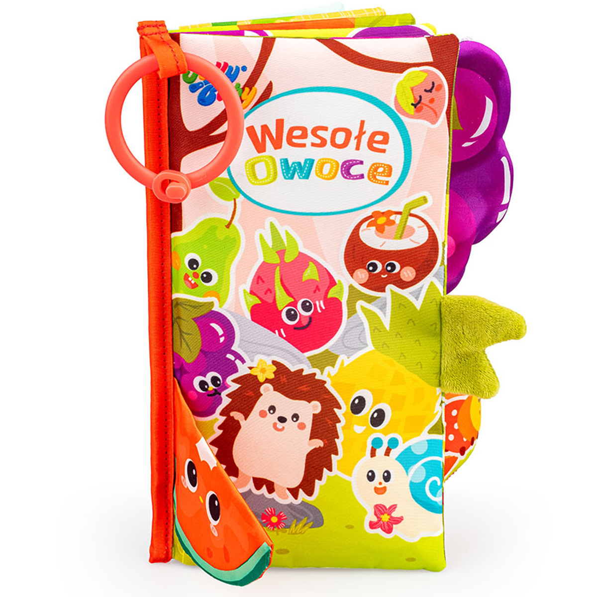 Jolly Baby Książeczka Wesołe Owoce 83282