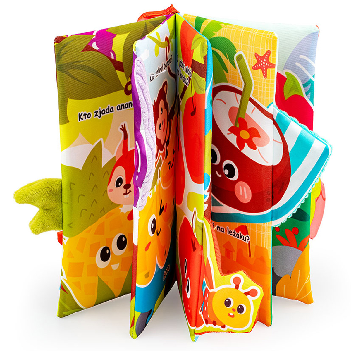 Jolly Baby Książeczka Wesołe Owoce 83282
