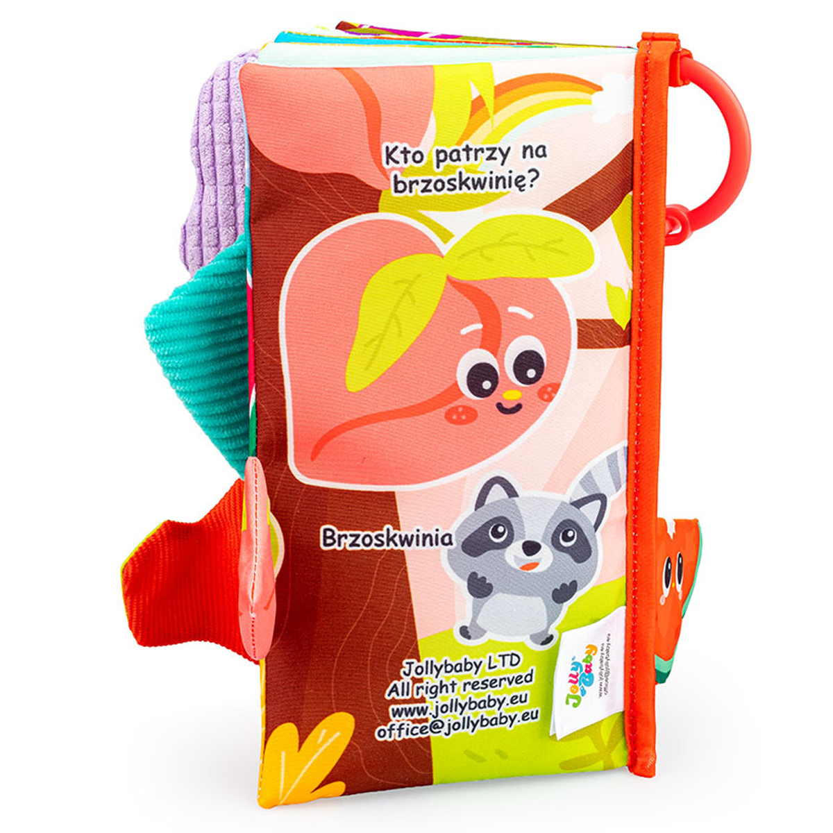 Jolly Baby Książeczka Wesołe Owoce 83282